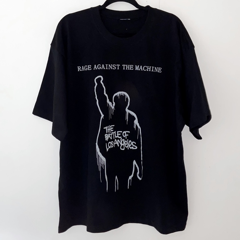 Rage Against The Machine custom made Merch Tee ‘the battle of Los Angeles’ NWT‌‌